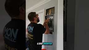 Temp. repairs to badly leaky roof, to stop panel flooding until the roofers make permanent repair.