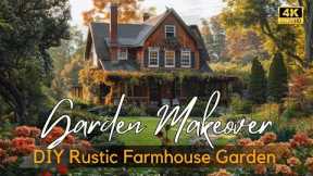 Elevate Your Outdoor Space : DIY Rustic Farmhouse Garden Makeover & Landscape Design