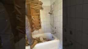 Full DIY bathroom remodel. Everything we’ve done so far! #diy