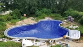 Man Builds Inground Pool By Himself