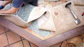 Conversation Pit Carpet Replacement