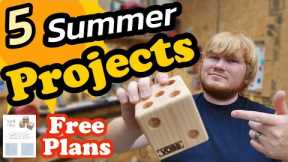 Easy To Build Summer Projects.  Make Money Woodworking.