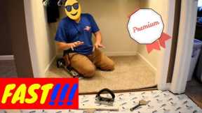 HOW TO INSTALL CARPET IN A CLOSET FAST
