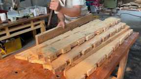Woodworking Inspiration // Use Scrap Pallet Wood To Create A Beautiful And Stylish Decorative Shelf