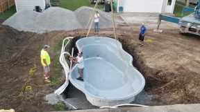 New Imagine Fantasy 26 in-ground pool install