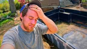 Someone Drained Our Fiberglass pool! This is not good!!! [Inground pool construction]