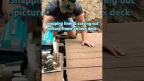 Picture framing trex deck #deck #trex #construction #decking #contractor #usa #build #contractors