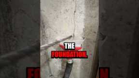 📈Crack In Your Foundation?: How To Fix It #shorts
