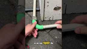 How to fix a leaking pipe without turning off the water supply. #plumbing #plumber  #plumbingtech