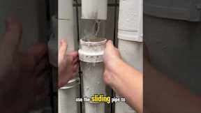 Oh, this water pipe is too thin.  #plumbingtech #plumbing #plumber