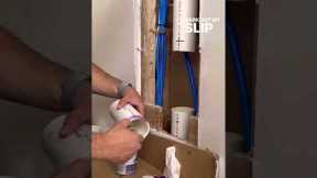 Using a Repair Coupling a 3 vent #plumber #plumbing #soldering #diy #fyp