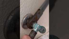 HOW TO INSTALL ANGLE STOPS! #valve #plumbing #plumber #hack #hacks #tricks #tips #101 #construction