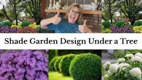 Landscape Design Ideas-Shade Garden Under a Tree