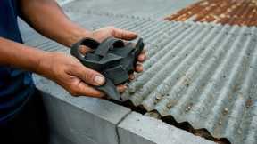 Never throw old tyre rubber in the trash and you won't believe it! How to fix a leaking roof fast