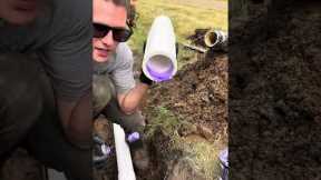 pvc repair telescopic coupling aka #slipfix flospans prospan #irrigationservice  #irrigationtechtalk