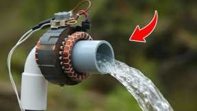 I Never Buy Water Pumps Again! DIY Year-Round Pump with PVC Pipes – Powerful Flow at Home
