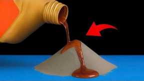 Not everyone knows this secret! Mix CEMENT with used motor oil and be Amazed! Creation Tips