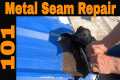 Repairing METAL ROOF LEAKS- How to