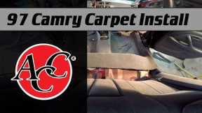 ACC Carpet Install in a 1997 Camry