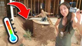 What Temperatures Are We Getting In Our Root Cellar? We Check The Rest of the House Too!