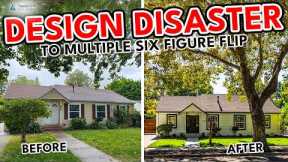 How I Flipped the Worst Designed Home to Six Figure Profit (House Flip Before & After)