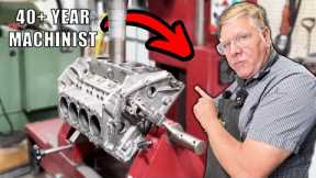 This Is How WE Machine YOUR V8 Engine Block...