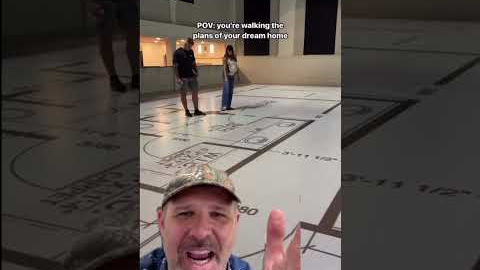 LITERALLY Walk your floor plans?  #contractor #tools #construction