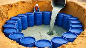 Why didn't I know this sooner? Endless Free Water Source From empty barrel + PVC!