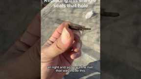 How I Fix a Roof Leak in Under 1 Minute #roofleak #roofrepair PLEASE LIKE & FOLLOW FOR MORE