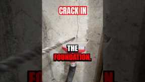 Foundation Crack repair #diy