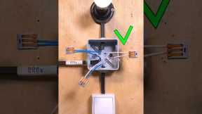 An old electrician showed you how to connect the wires correctly! #elektrik