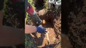 Repairing A Water Leak In The Yard