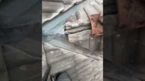 Leaking Roof Valley Repair #roofing #construction #diy #roofer #work