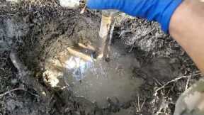 Leaking Galvanized Water Line Repair