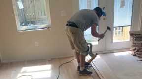Installing, Sanding, and Finishing some brand new White Oak hardwood floors