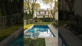 Building a luxury backyard pool #poolconstruction #garden