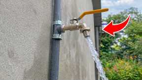 Very Few People Know This 65-Year-Old Plumber’s Secret to Installing a Water Valve! Super Easy