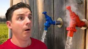 Plumbing A Hot Water Outside Tap!