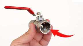 Very few people know how to apply these techniques to repair expensive metal water valves.