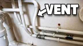 VENT PIPE TO THE BASIN? Day in the life of a plumber