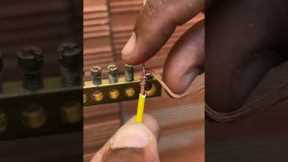 A secure electrical wire connection tip everyone should know #AmericanBuilds #SecureFix #ProTrick