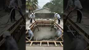 Destroyed Pool to Luxury Paradise 😱💦 | Full Transformation Timelapse #viral #youtubeshorts #foryou