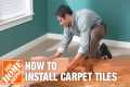 How to Install Carpet Tiles | The