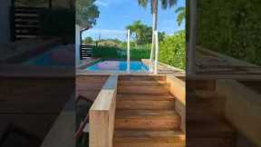 Modern Aboveground Pool Build